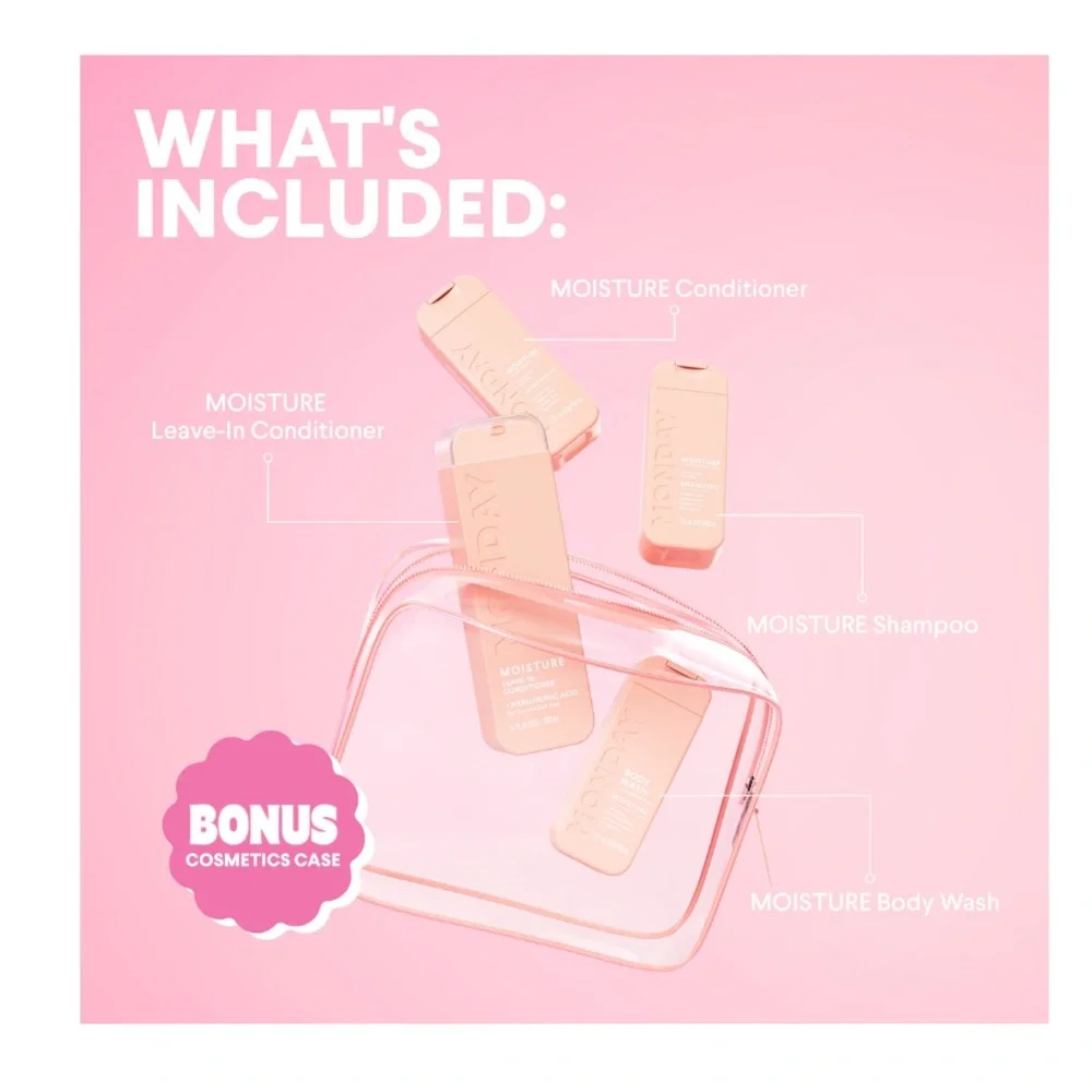 Monday Moisture Hair + Body Gift Set